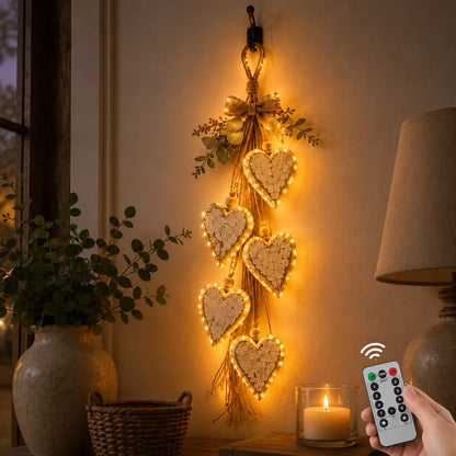 Valoria | Illuminated Heart Wall Hanging
