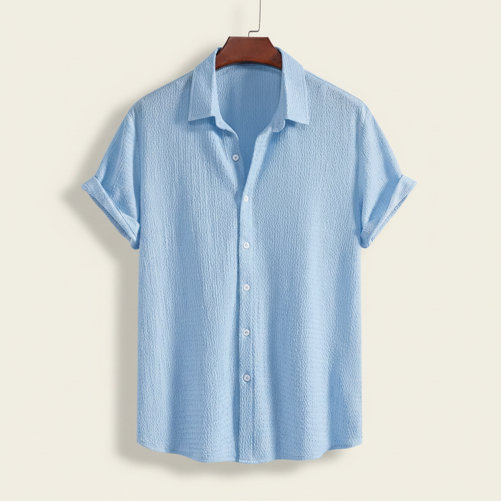 Rhett | Textured Short Sleeve Resort Shirt