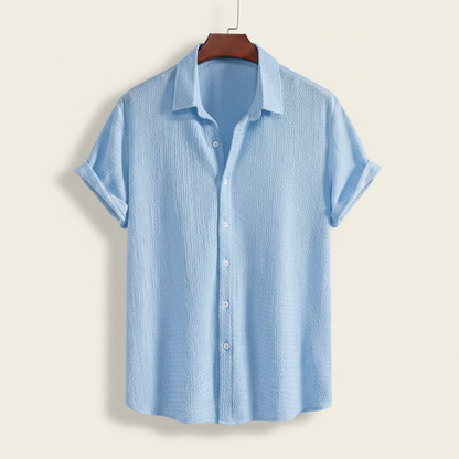 Rhett | Textured Short Sleeve Resort Shirt