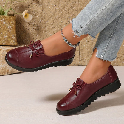 Gwenora | Bow Front Everyday Loafers