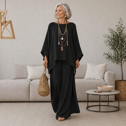 Brisette | Relaxed Drape Two Piece Set