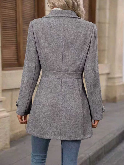 Jacintha | Classic Tailored Mid Length Coat