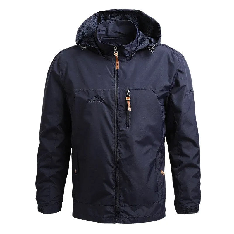 Bertram | Casual Zip Front Hooded Jacket
