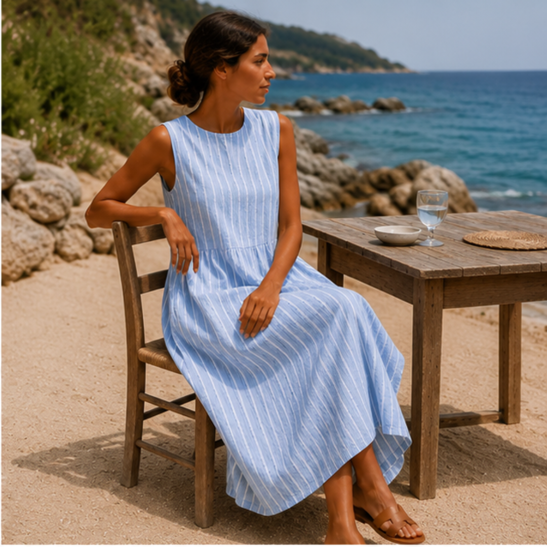 Marielle | Relaxed Stripe Summer Dress
