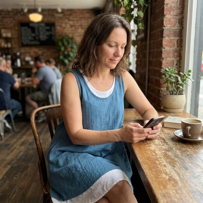 Felicity | Layered Linen Tank Dress