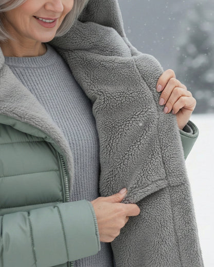 Keely | Plush Lined Hooded Puffer Coat
