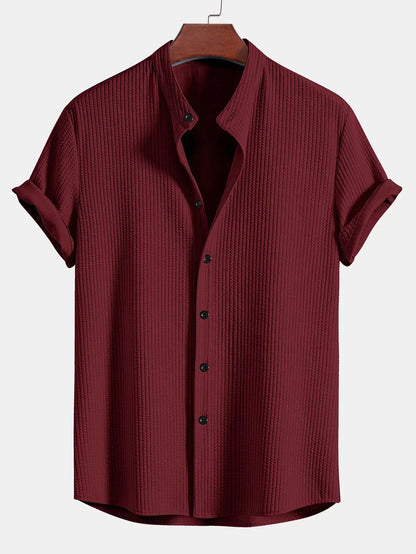 Rhett | Textured Short Sleeve Resort Shirt