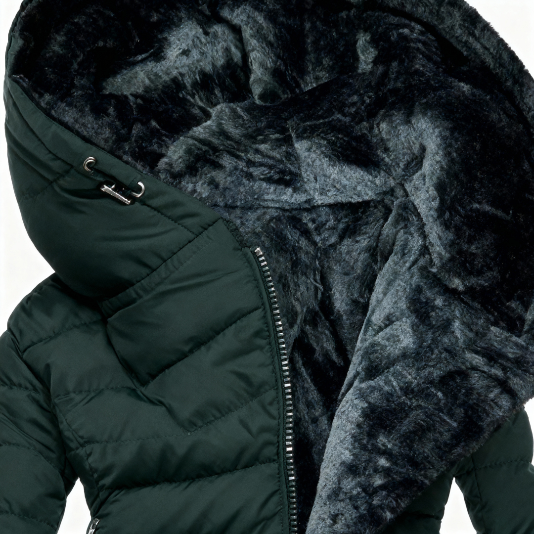 Keely | Plush Lined Hooded Puffer Coat