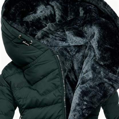 Keely | Plush Lined Hooded Puffer Coat