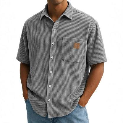Bastien | Textured Knit Button Shirt