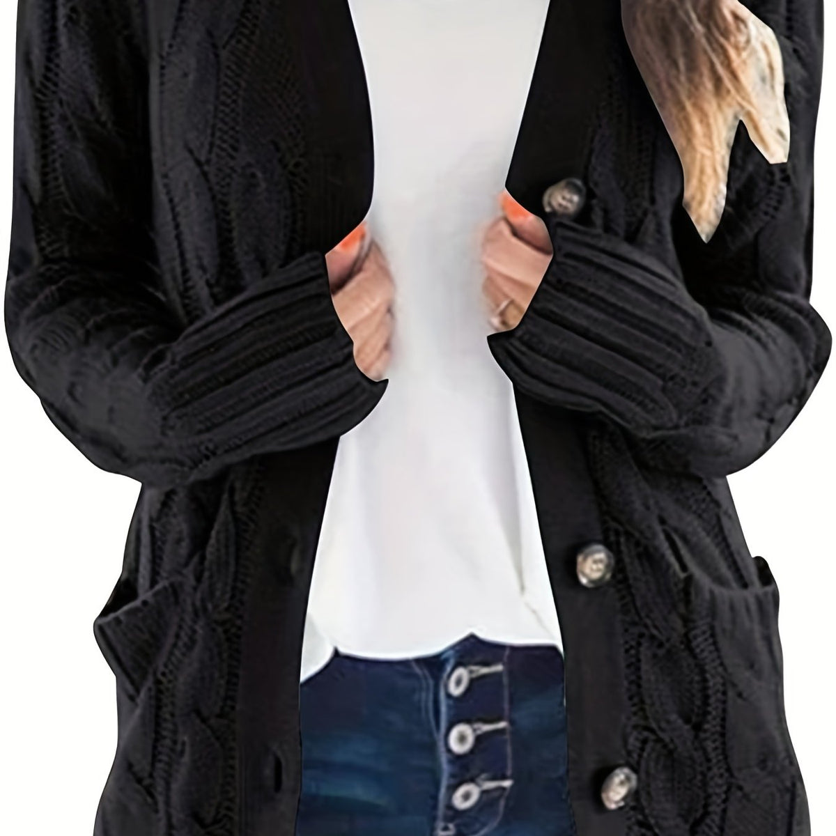 Ravelle | Soft Touch Button Cardigan