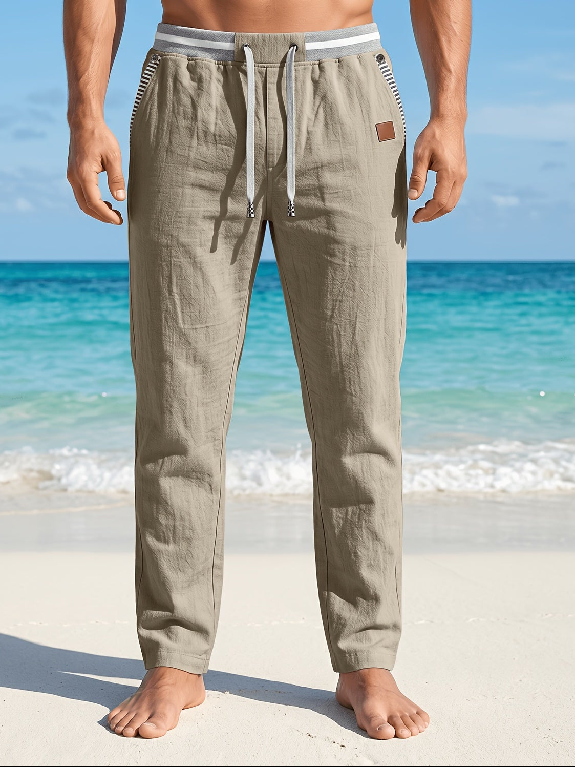 Jorren | Drawstring Beach Trousers