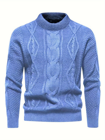 Gannon | Classic Mock Neck Knit Sweater