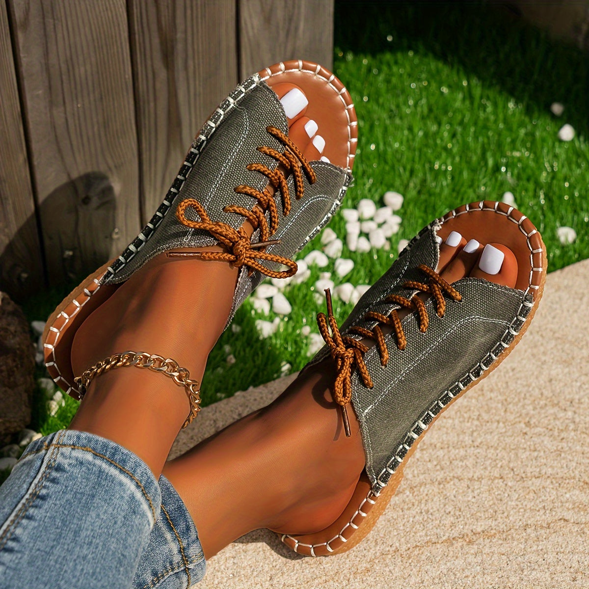 Brialise | Open Toe Casual Mule Sandals