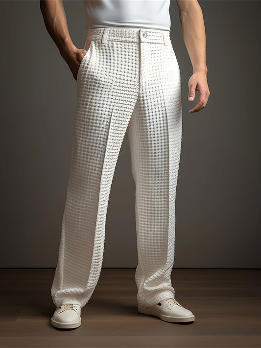 Dempsey | Relaxed Textured Dress Trousers