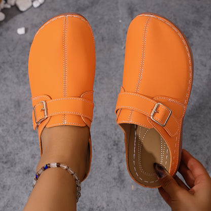 Virethia | Closed Toe Slip On Clogs
