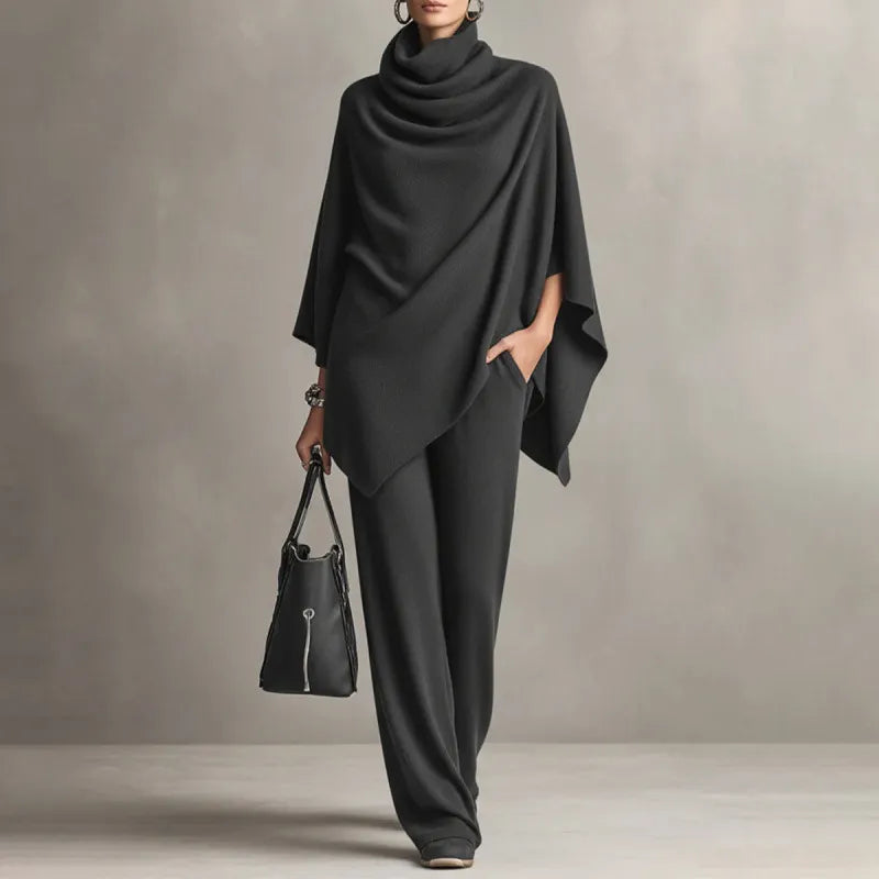Rovelle | Relaxed Draped Knit Two Piece Set