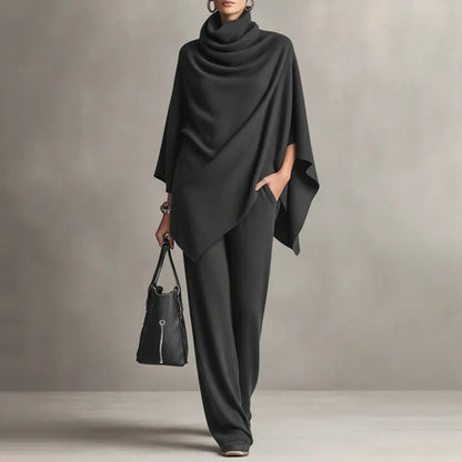 Rovelle | Relaxed Draped Knit Two Piece Set