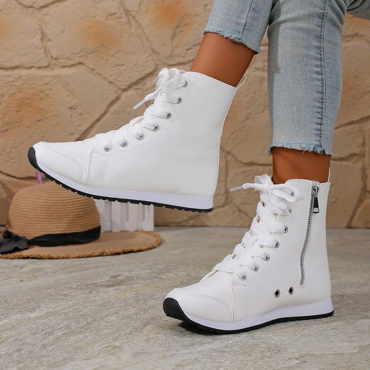 Shelby | Flexible Sole Lace Up Boots