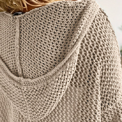 Elovira | Hooded Knit Pullover