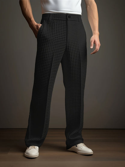 Dempsey | Relaxed Textured Dress Trousers