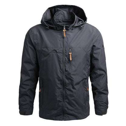 Bertram | Casual Zip Front Hooded Jacket
