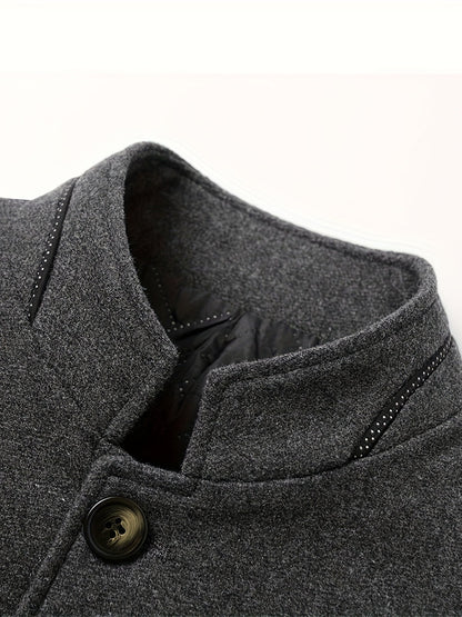 Lowell | Tailored Stand Collar Winter Coat