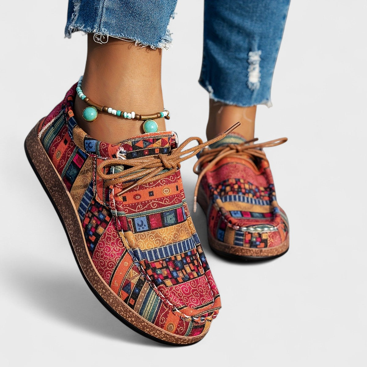 Ondina | Artistic Print Everyday Shoes