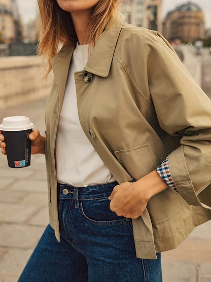 Hannelore | Relaxed Pocket Cotton Jacket