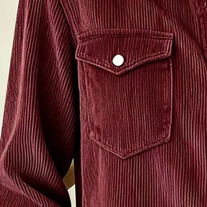 Renavia | Casual Corduroy Button Up Shirt
