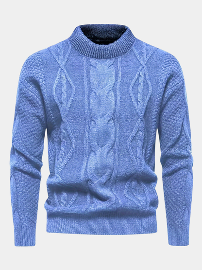 Gannon | Classic Mock Neck Knit Sweater