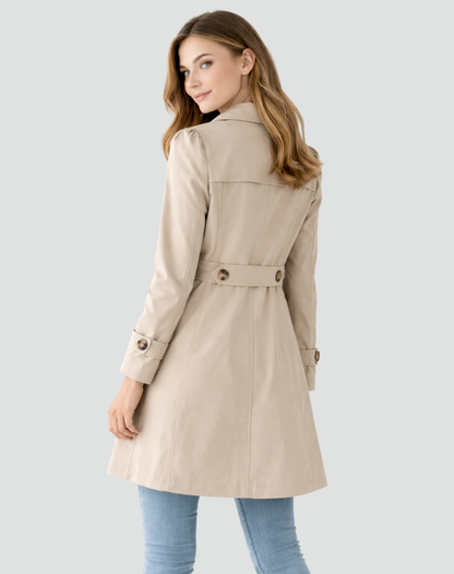 Averette | Classic Single Breasted Trench Coat