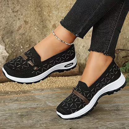 Varelle | Knit Slip On Walking Shoes