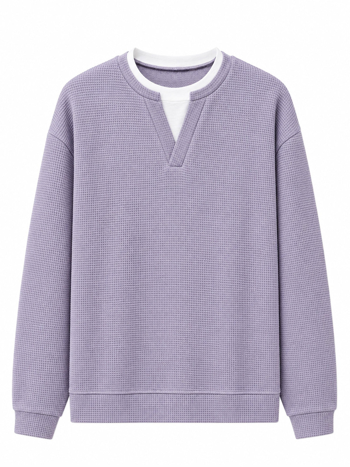 Theron | Textured Notch Neck Sweater
