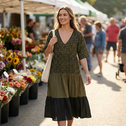 Livette | Bohemian V Neck Maxi Dress