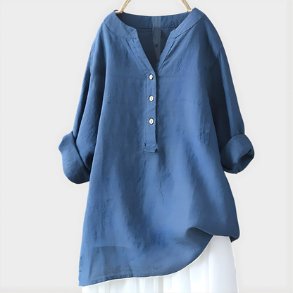 Calyndra | Loose Fit Long Sleeve Blouse