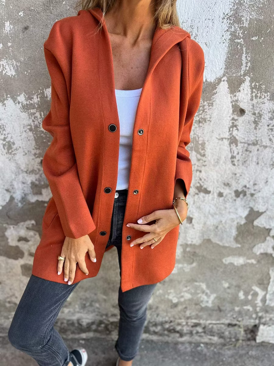 Lunara | Soft Knit Longline Hooded Cardigan