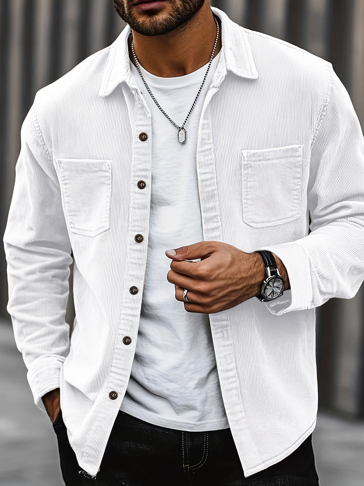 Berkley | Relaxed Textured Overshirt