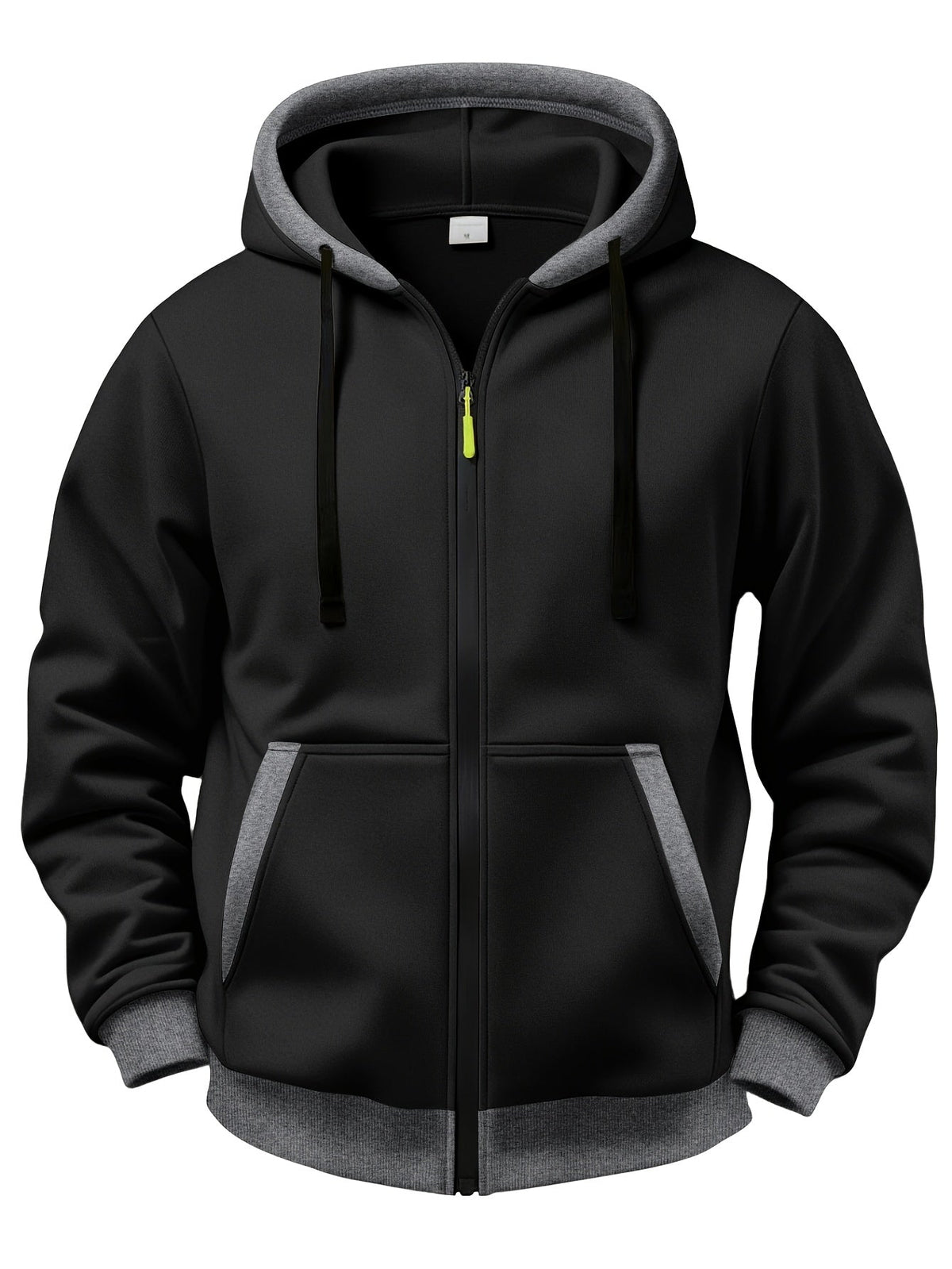 Lachlan | Contrast Trim Zip Up Hoodie