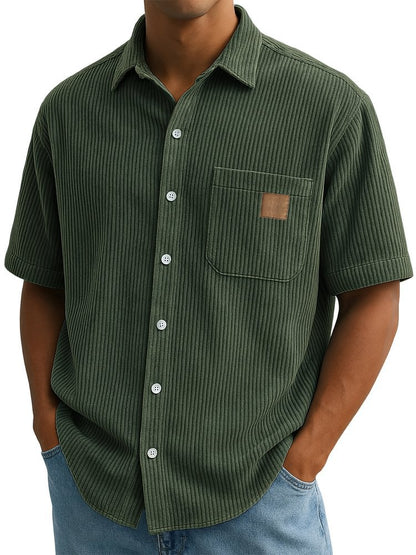 Bastien | Textured Knit Button Shirt