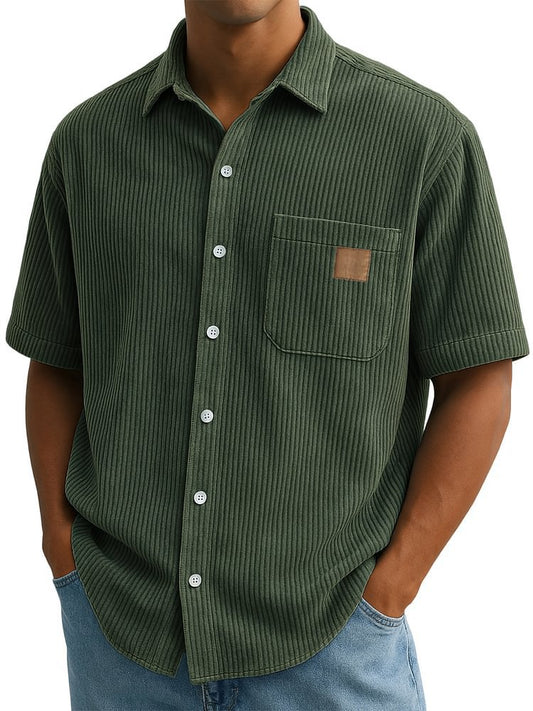 Bastien | Textured Knit Button Shirt