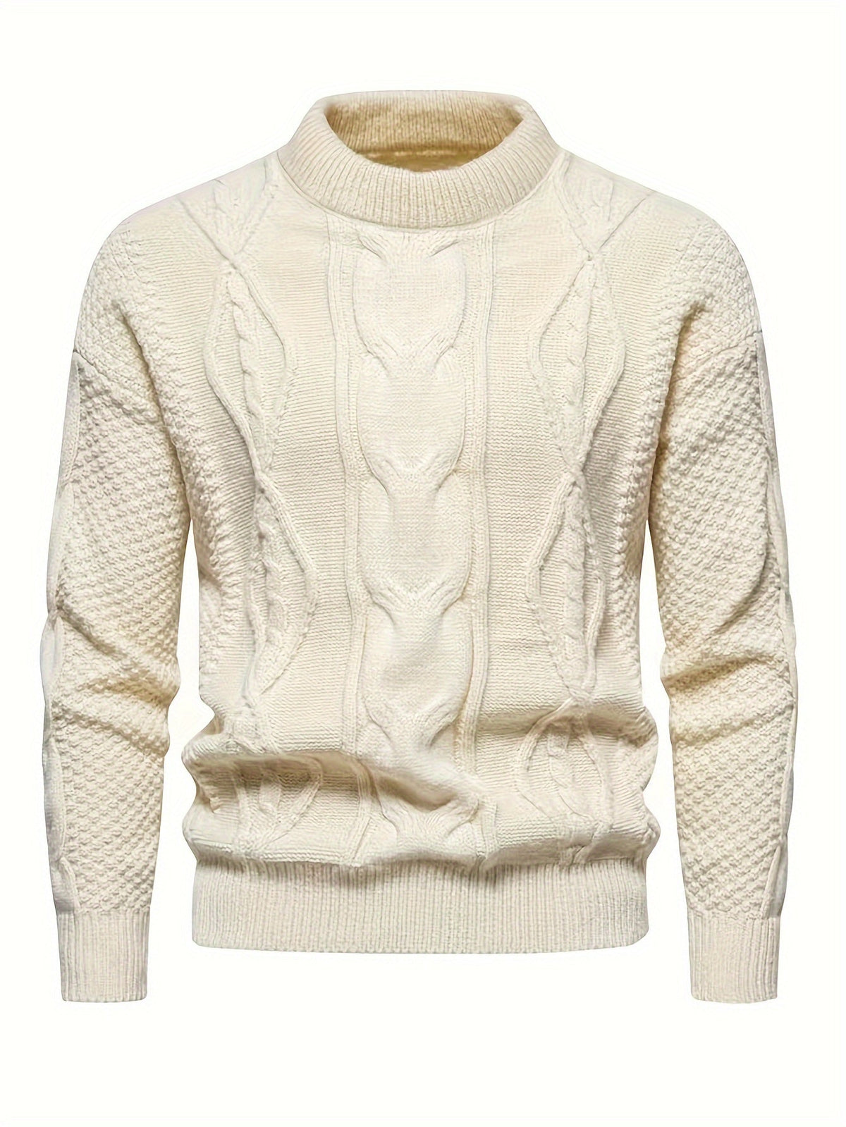 Gannon | Classic Mock Neck Knit Sweater