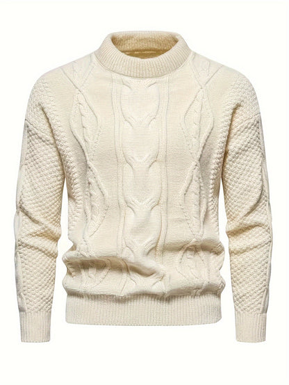 Gannon | Classic Mock Neck Knit Sweater