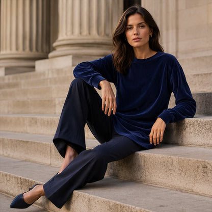 Greer | Soft Touch Relaxed Long Sleeve Sweater