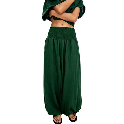 Amavelle | Stretch Waist Comfort Harem Pants