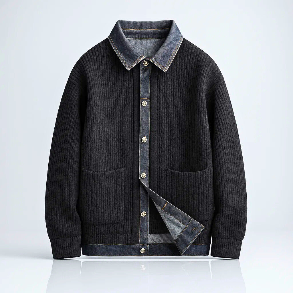 Fraser | Classic Collared Knit Jacket