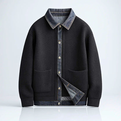 Fraser | Classic Collared Knit Jacket
