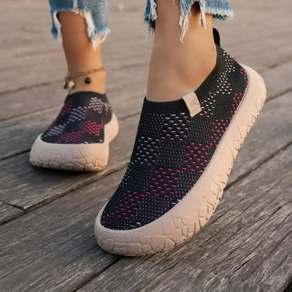 Lunetta | Knit Slip On Comfort Sneakers