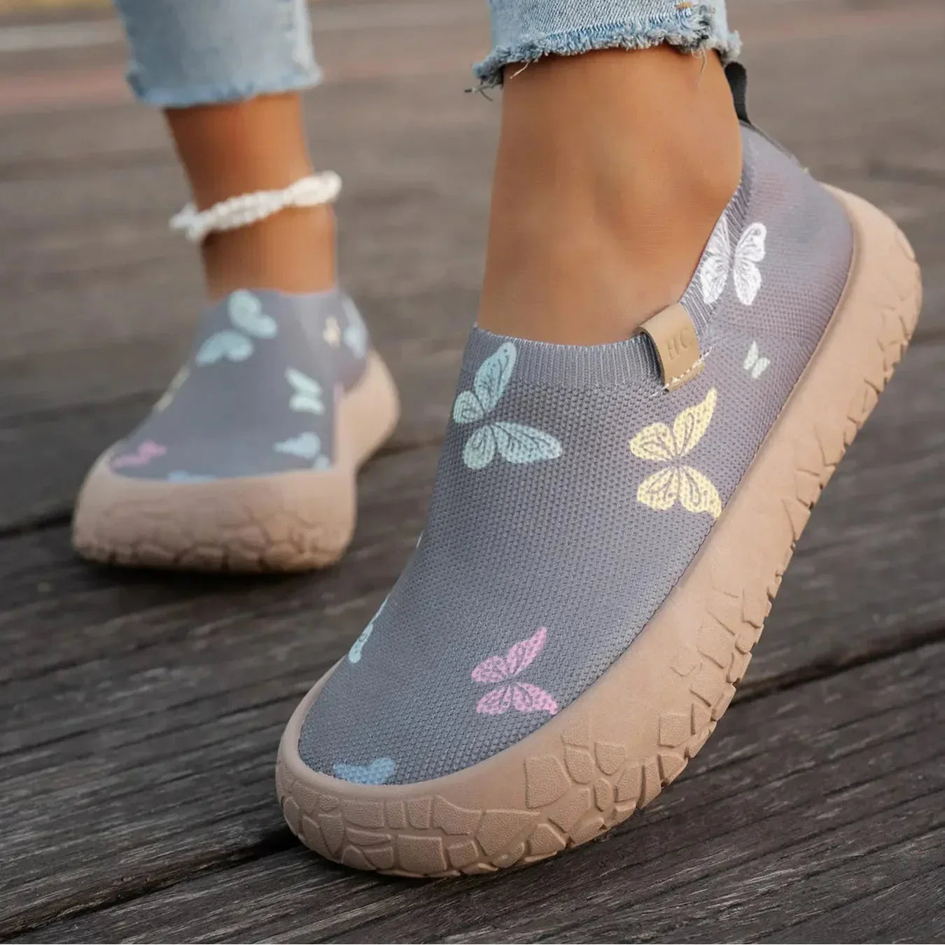 Lunetta | Knit Slip On Comfort Sneakers