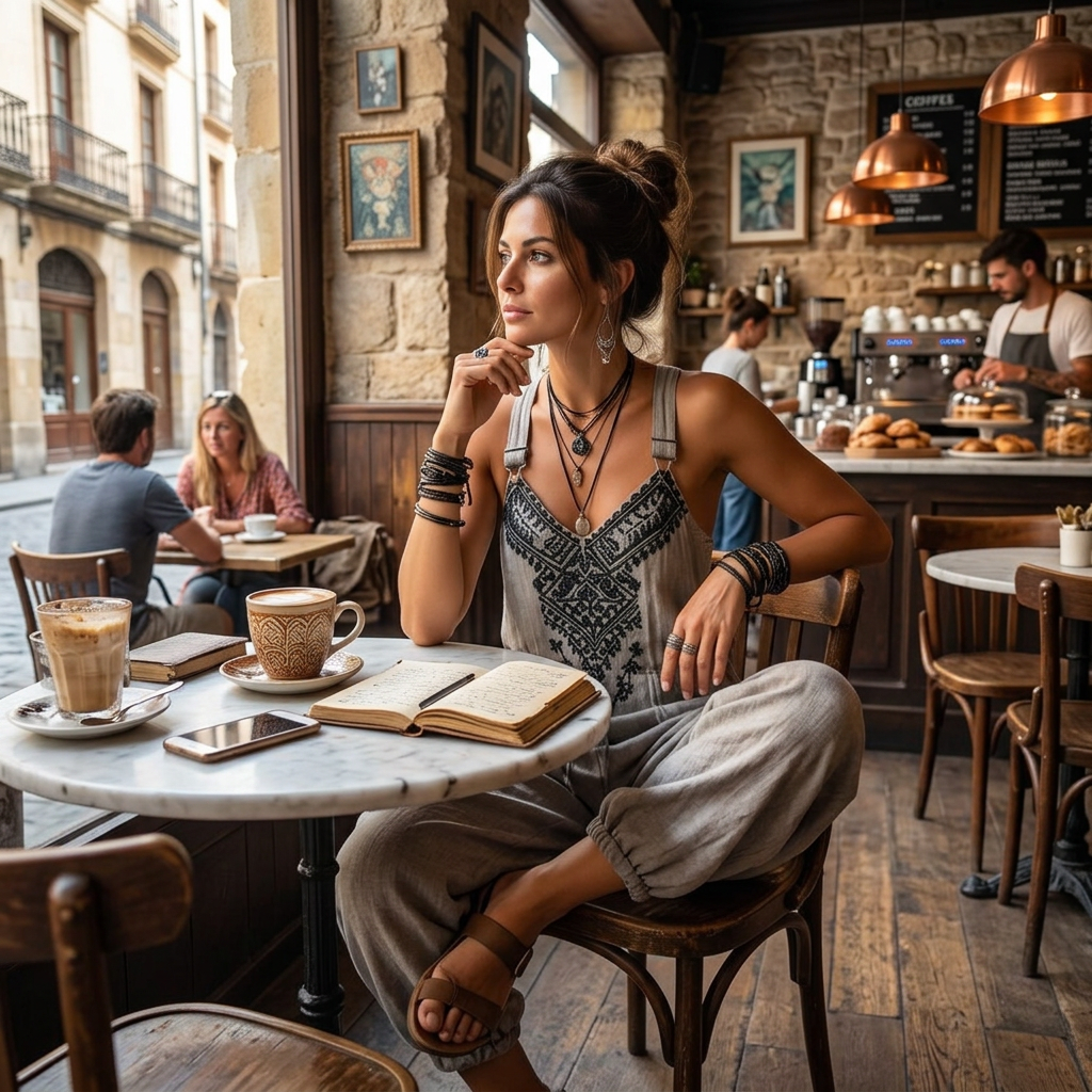 Briseida | Bohemian Utility Pocket Jumpsuit